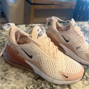Nike Air Max 270 Light Pink Sneakers, worn 3 times only.